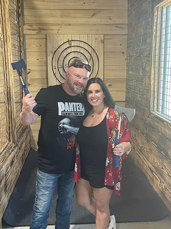 axe throwing bachelor parties and axe throwing bachelorette parties