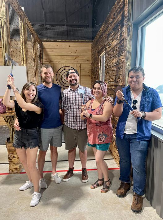 axe throwing is fun for groups of all size